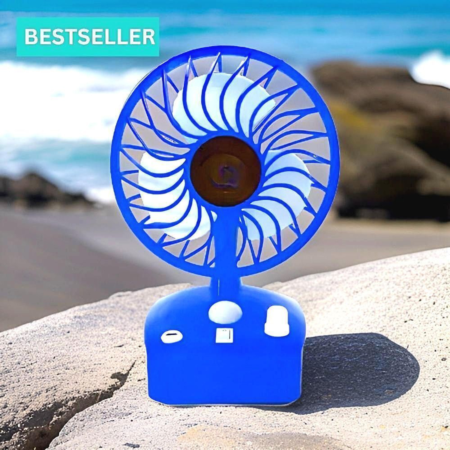 Image of HARIS STORE (Table Fan) TurboGale: Power-Packed Table Fan for Instant Cooling OT483 with 1 Year Warranty 1000 mm Table Fan