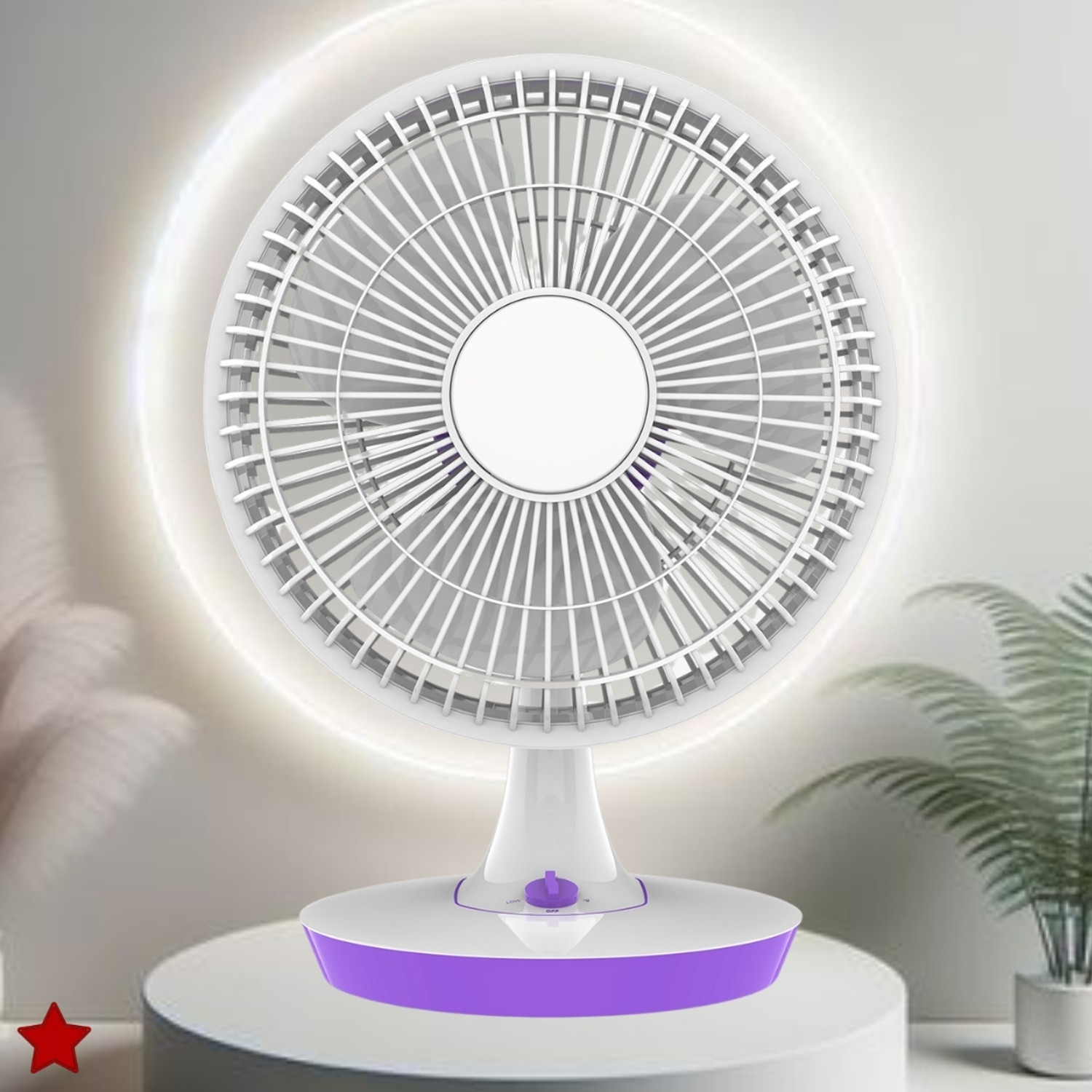 Image of Clairbell Mini Ac Cooler for Room Cooling 300mm(12Inch.) Electric Table Fan For HomeVR99 Silent Operation 300 mm Table Fan