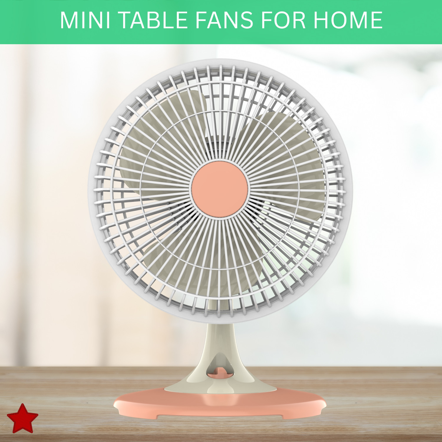 Image of FRONY 300mm(12Inch.) Mini AC Cooler Fan, Small Evaporative Air Table Fan For HomeX164 Silent Operation 300 mm Table Fan