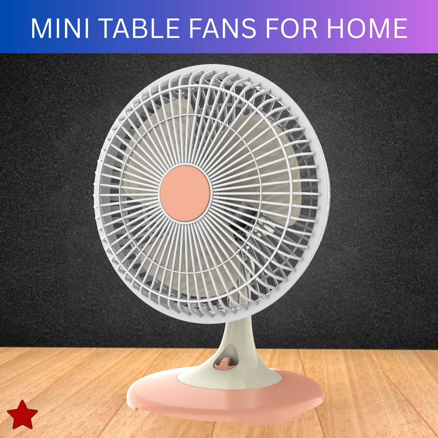 Image of SYARA 300mm(12Inch.) Mini AC Cooler Fan, Small Evaporative Air Table Fan For HomeB491 Silent Operation 300 mm Table Fan