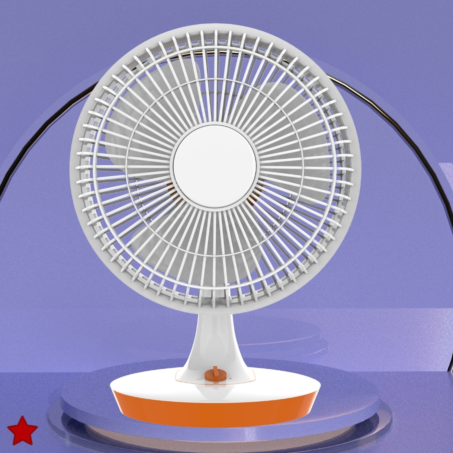 Image of YAROH Mini Ac Cooler for Room Cooling 300mm(12Inch.) Electric Table Fan For HomeZR229 Silent Operation 300 mm Table Fan