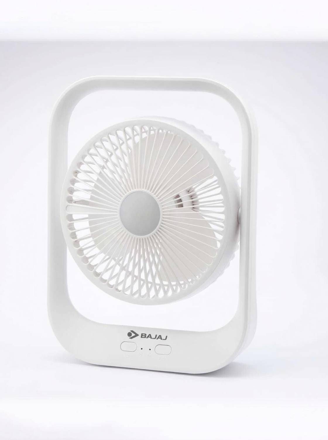 BAJAJ Pygmy | Personal Fan | LED Light | White (251284 110 mm Table Fan