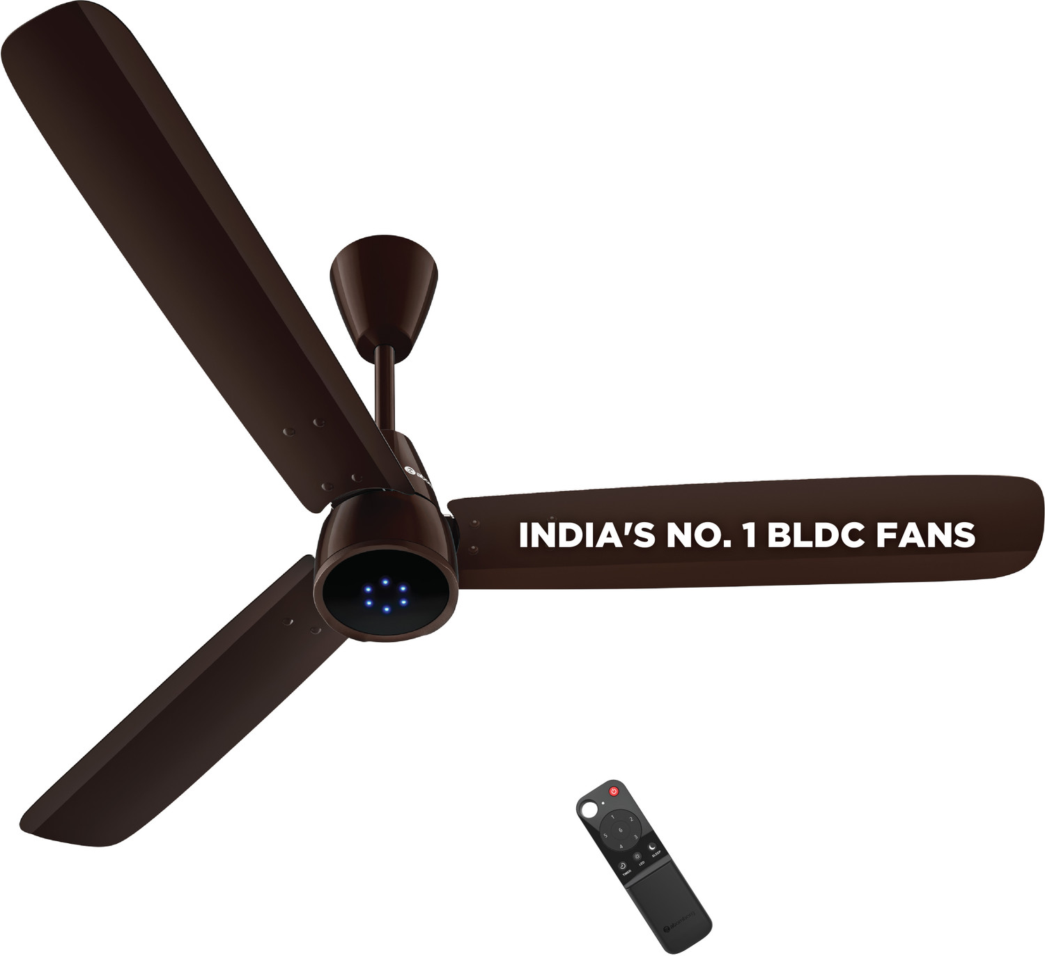 Image of Atomberg Renesa Epoque|Advance air+ Technology|Sleek Fan|LED Indicator|Low Noise with 2 Year Warranty BLDC Motor with Remote 1200 mm Ceiling Fan