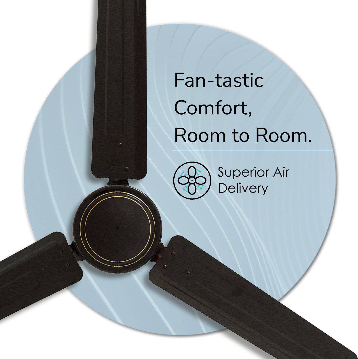 Image of BROADWELL KLASSIQ 48 inch PLAIN HS with 24 Months Warranty 1200 mm Ceiling Fan