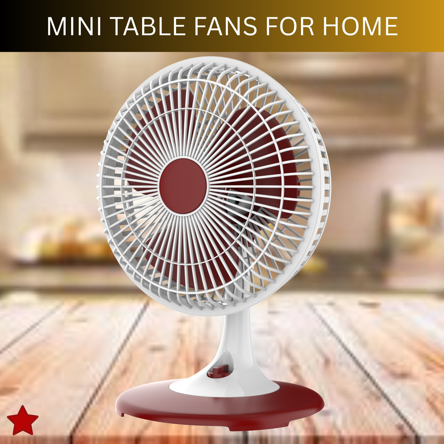 Image of Clairbell 300mm(12Inch.) Mini AC Cooler Fan, Small Evaporative Air Table Fan For HomeC85 Silent Operation 300 mm Table Fan
