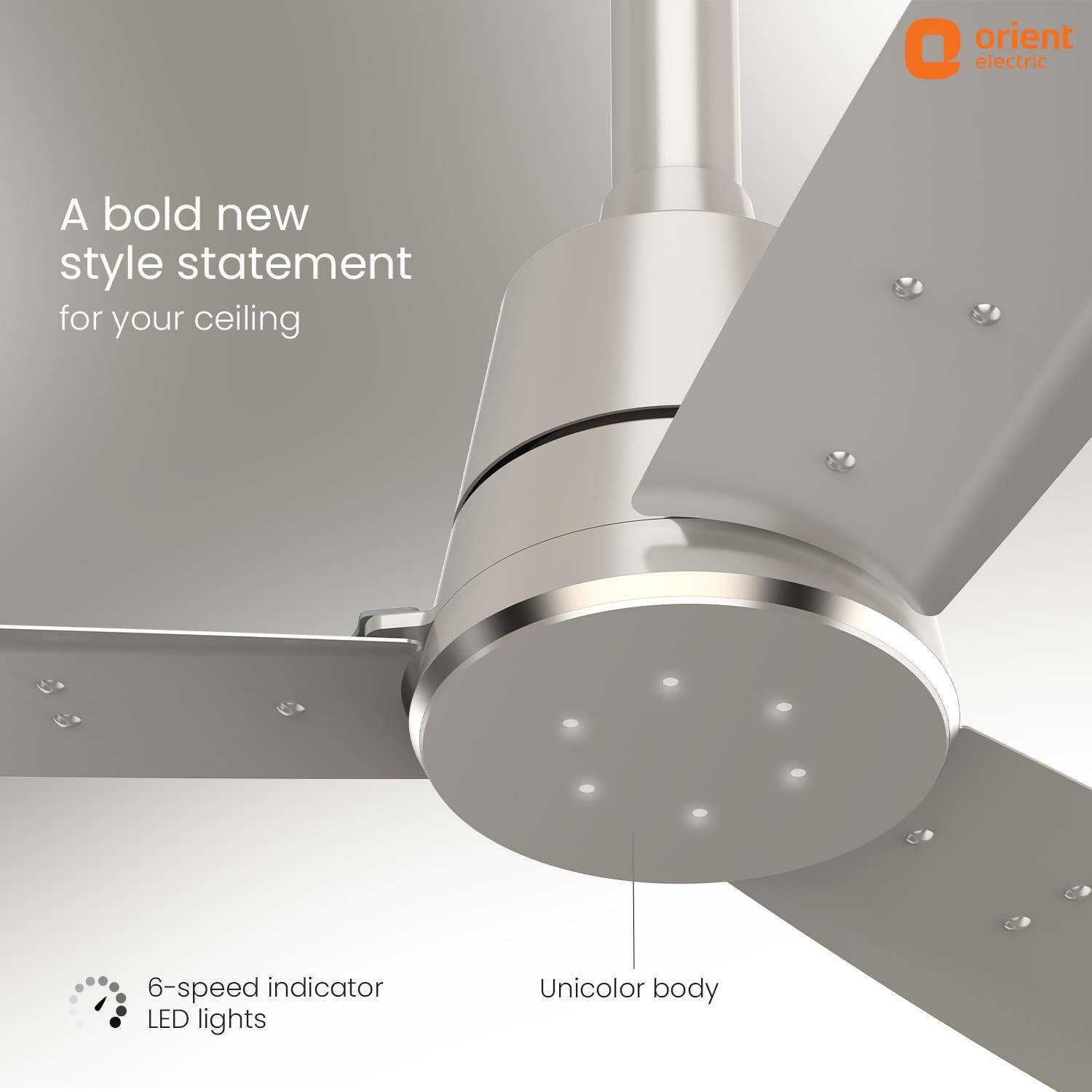 Image of Orient Electric Proton BLDC| LED Speed Indicator Lights |BEE 5 Star Rated| Superior Air Delivery with 3 Year Warranty BLDC Motor with Remote 1200 mm Ceiling Fan
