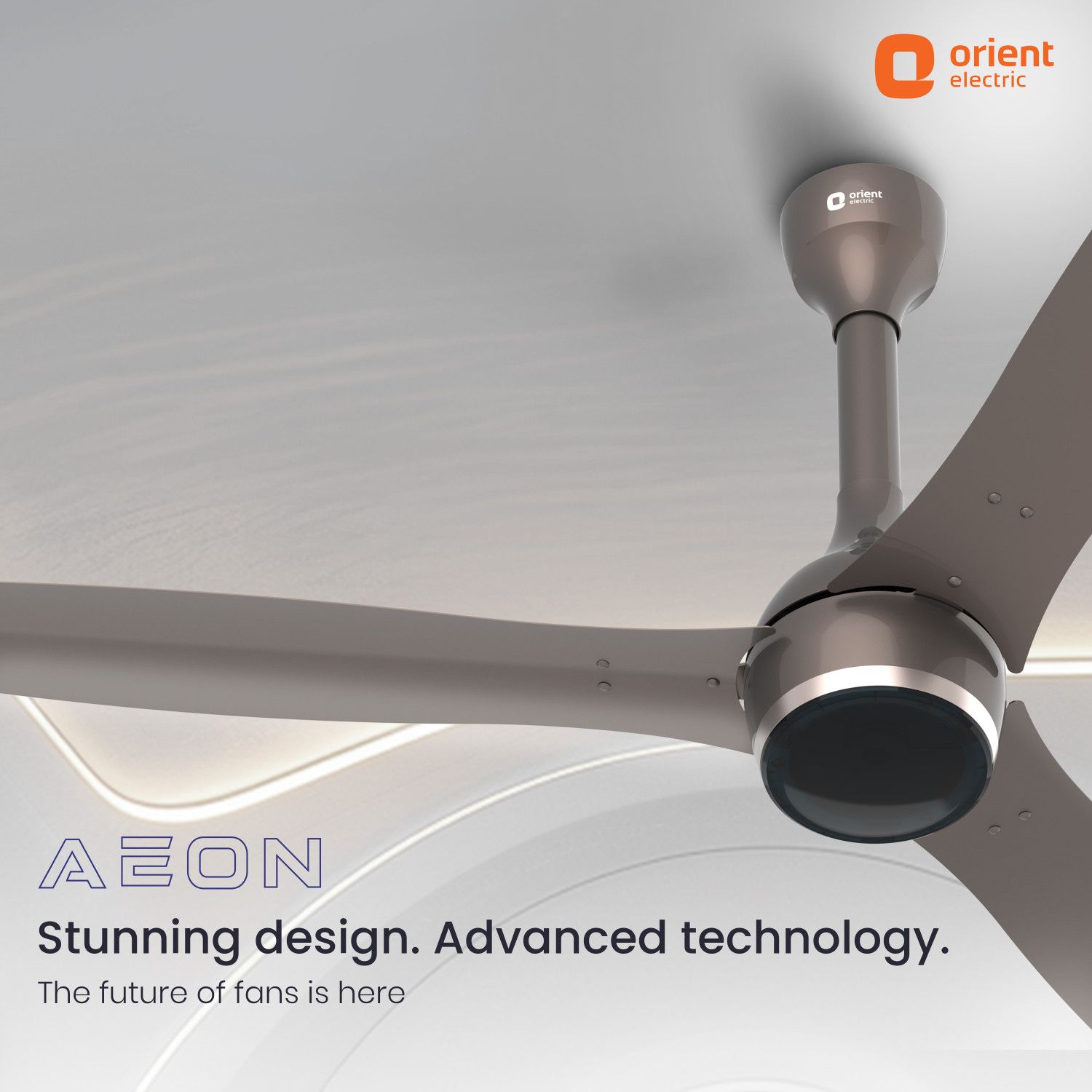 Image of Orient Electric Aeon BLDC Pro with 5 Year Warranty Anti Dust, BLDC Motor with Remote, Energy Saving, High Air Delivery, Silent Operation 1200 mm Ceiling Fan