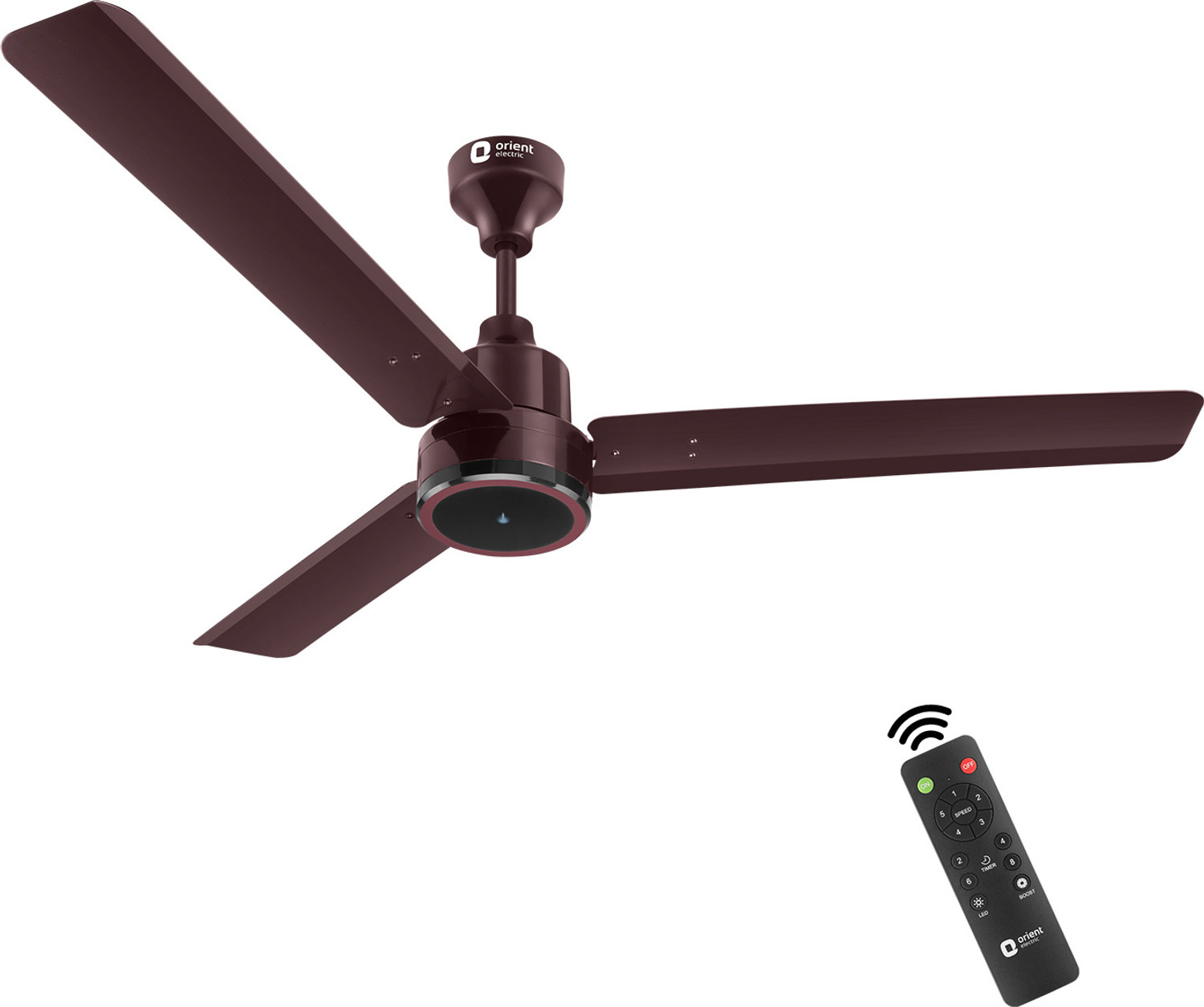 Image of Orient Electric Ujala Prime BLDC | Superior Air Delivery| BEE-5 Star Rated | LED Indiacator with 3 Year Warranty BLDC Motor with Remote 1200 mm Ceiling Fan