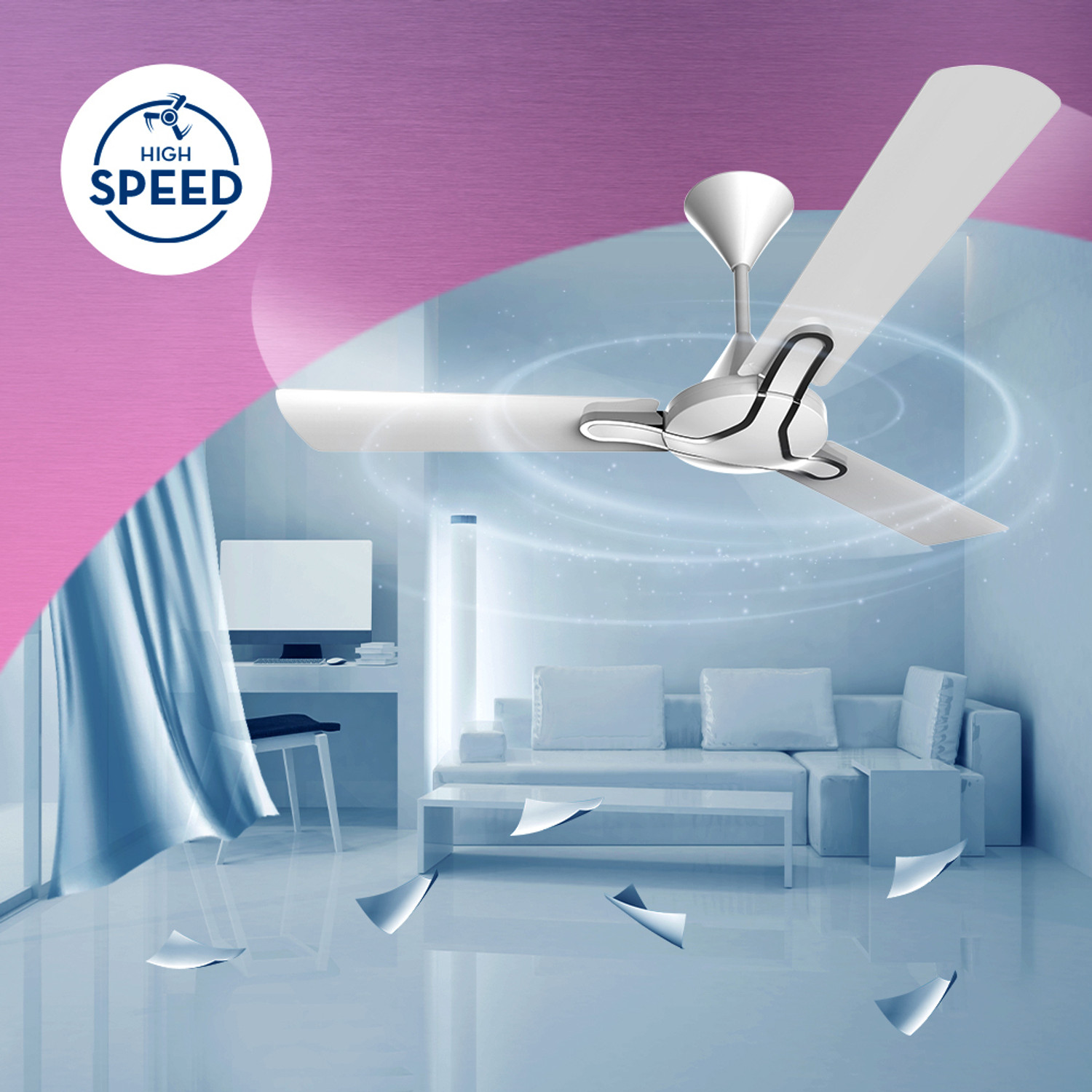 Image of Crompton Highspeed Gianna with 2 Year Warranty 1200 mm Ceiling Fan
