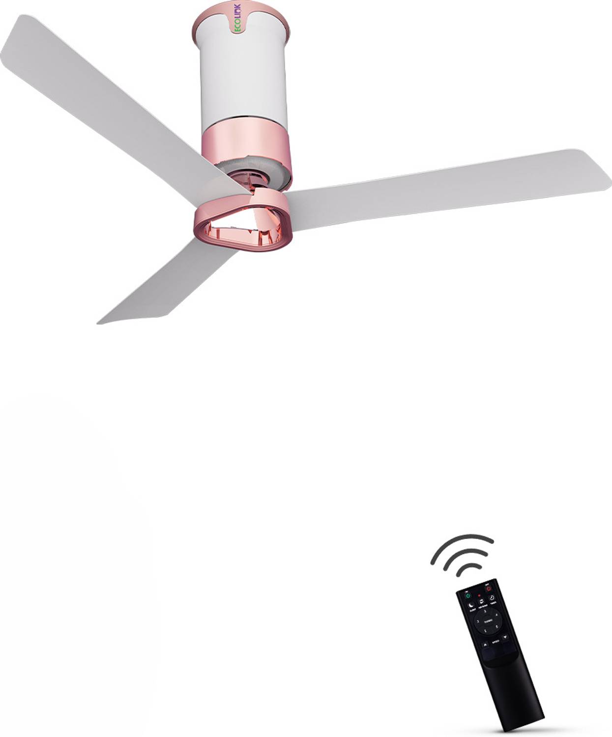 EcoLink AiroElevate 1200mm Silk White with 3 Year Warranty 1200 mm Ceiling Fan
