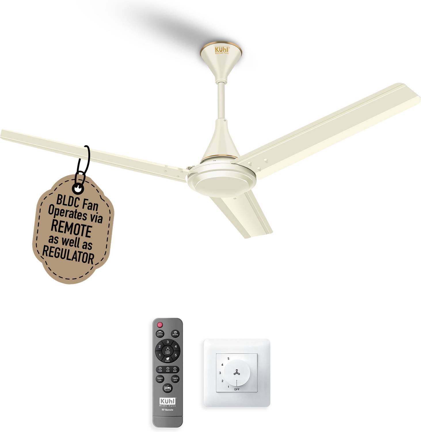 KUHL Fest B1 Power Saving BLDC Ceiling Fan 1200 mm