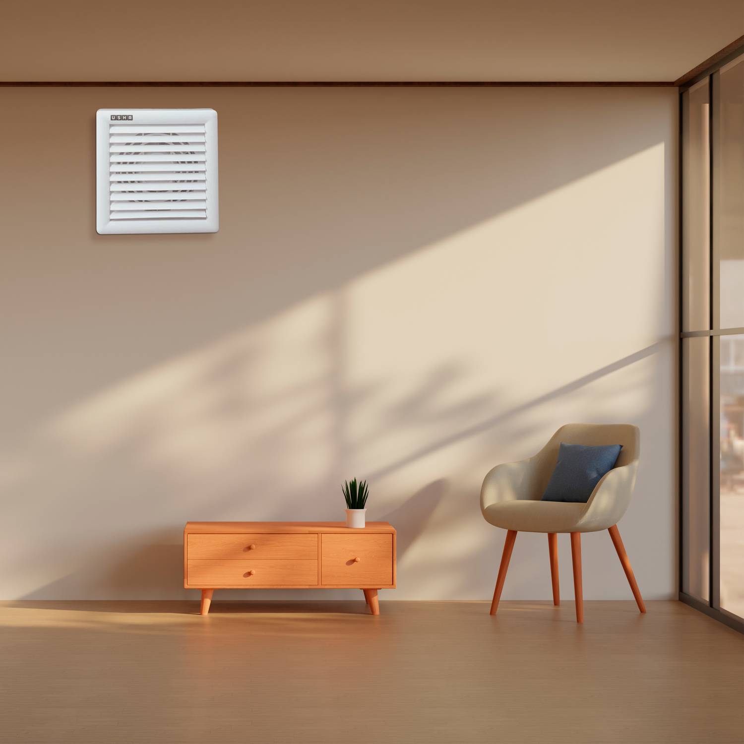 Usha EF Crisp AIR Premia AS Plus 150MM WH ISI