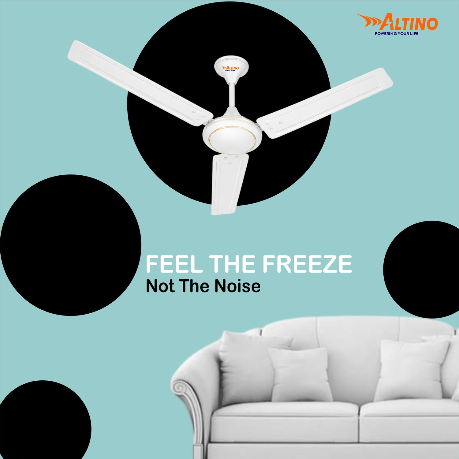 Image of ALTINO Tezz Premium Powerful 48 inch Anti-Dust Star Rated Rust Resistant Ceiling Fan with 24 Months Warranty Energy Saving 1200 mm Ceiling Fan