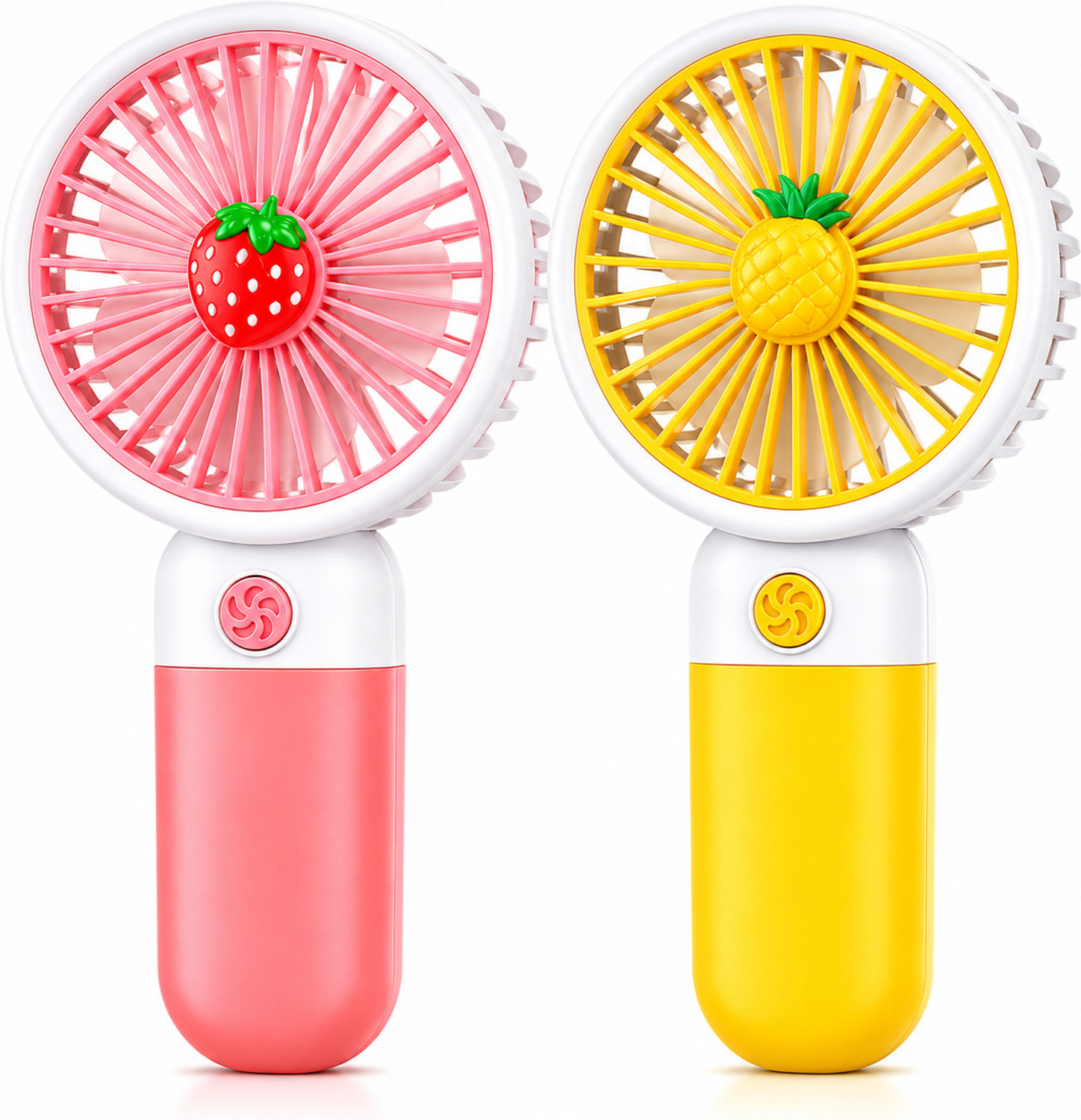 Image of TOYNDIA Mini Fan, 2-in-1 Combo Pack, Handheld and Table Fan for Kids (Multicolor) Table Fan