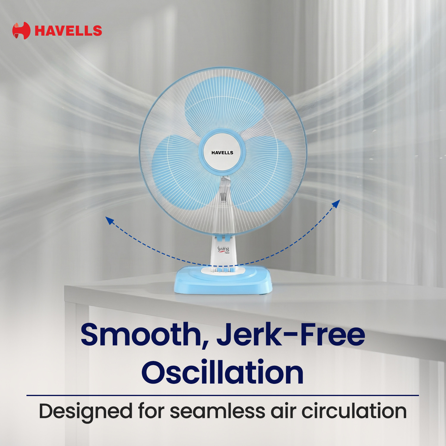 Image of HAVELLS Swing Neo with 2 Year Warranty Ultra High Speed 400 mm Table Fan