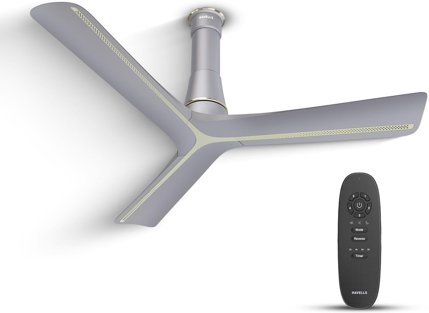 Image of HAVELLS INVENO LX BLDC+|Remote Controlled|Reverse Rotation|Low Noise with 2 Year Warranty 1200 mm Ceiling Fan