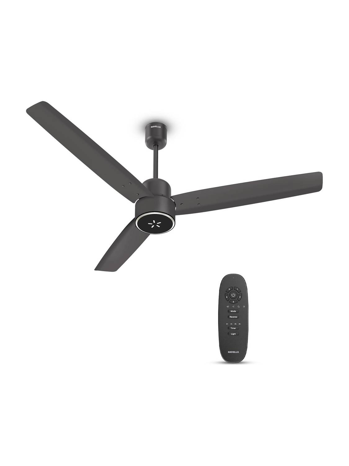 HAVELLS FAB ULED|LED Speed Indicator|Remote Controlled|Upto 65% Energy Saving with 3 Year Warranty BLDC Motor with Remote 1200 mm Ceiling Fan