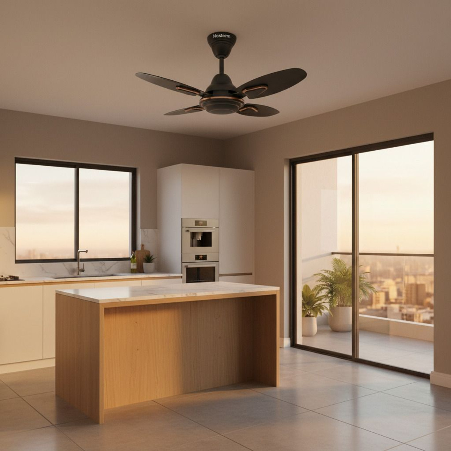 Image of Nexterm FAN Brawon rose gold-29 with 2 Year Warranty Anti Rust, High Air Delivery 600 mm Ceiling Fan