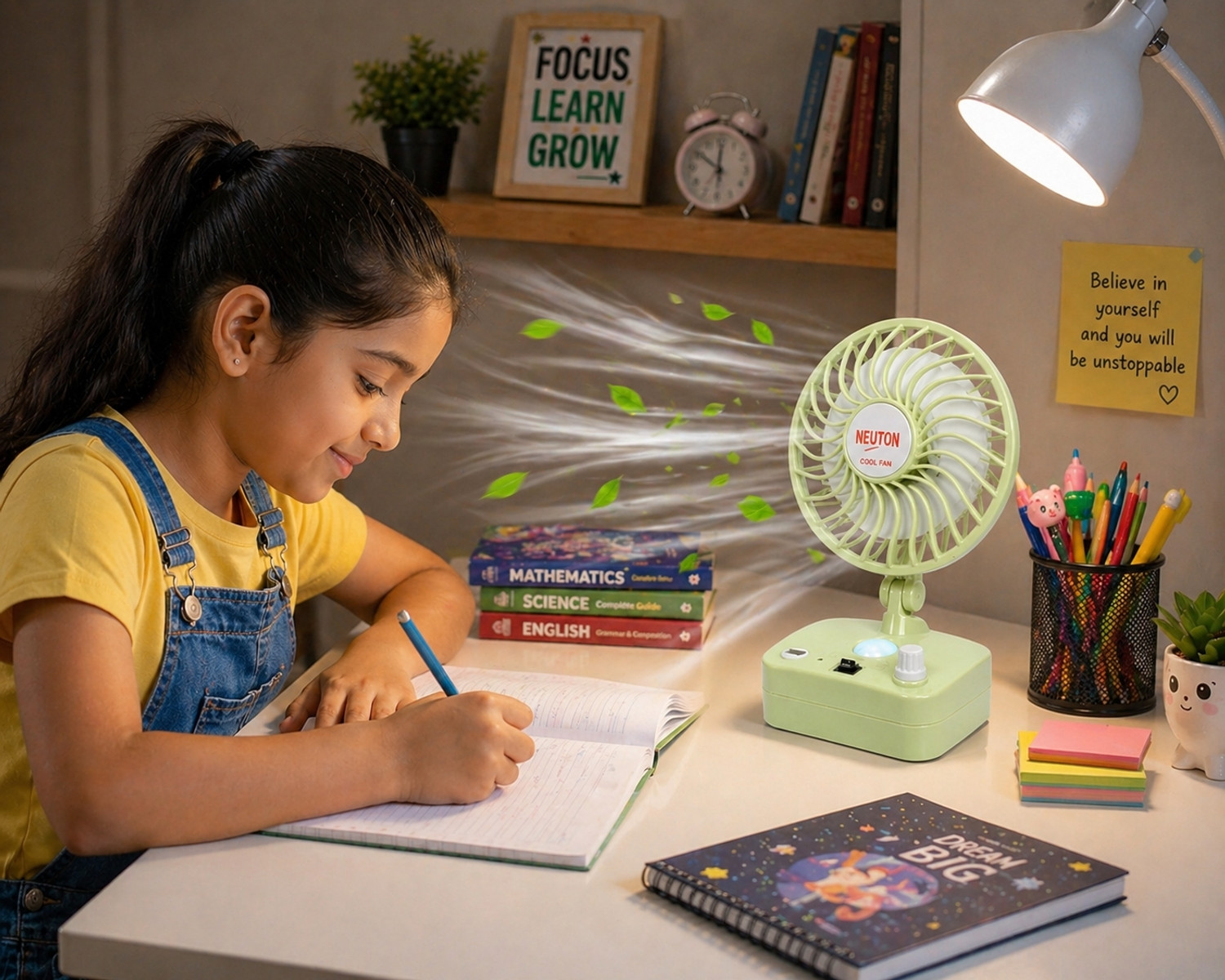 Image of NEUTON Cool Fan With LED Indicators 150 mm Table Fan