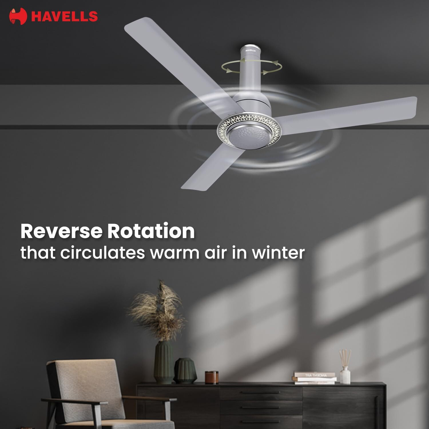 Image of HAVELLS CERA BLDC with Remote Controlled, with 2 Year Warranty 1200 mm Ceiling Fan