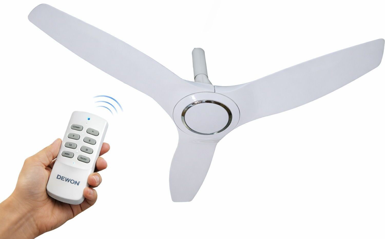 Image of Dewon Electric Auster BLDC 40W Energy Efficient | 239 CMM High Air Delivery with 2 Year Warranty Remote Controlled, Silent Operation 1200 mm Ceiling Fan
