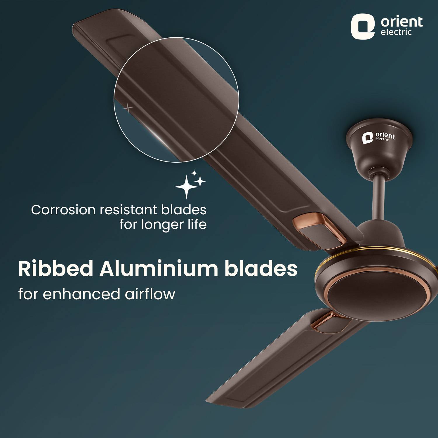 Orient Ujala Air Deco 1200mm Ceiling Fan - Image 2