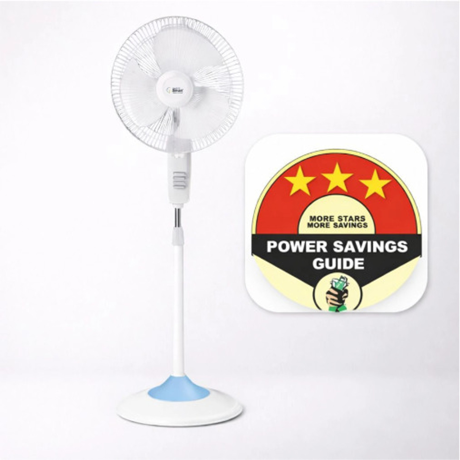 Image of iDurable 'N' Smart 16 Inch 130W Ultra High Speed Pedestal Fan | 400 mm Sweep with 12 Months Warranty Ultra High Speed 400 mm Pedestal Fan
