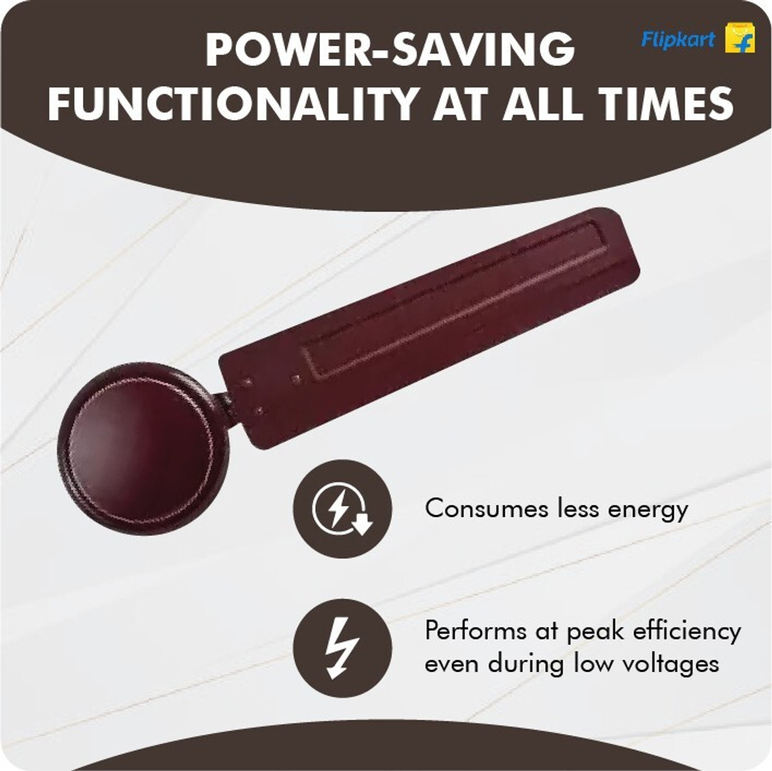 Image of Flipkart SmartBuy FKSBFAN1200CB with 2 Year Warranty Silent Operation 1200 mm Ceiling Fan