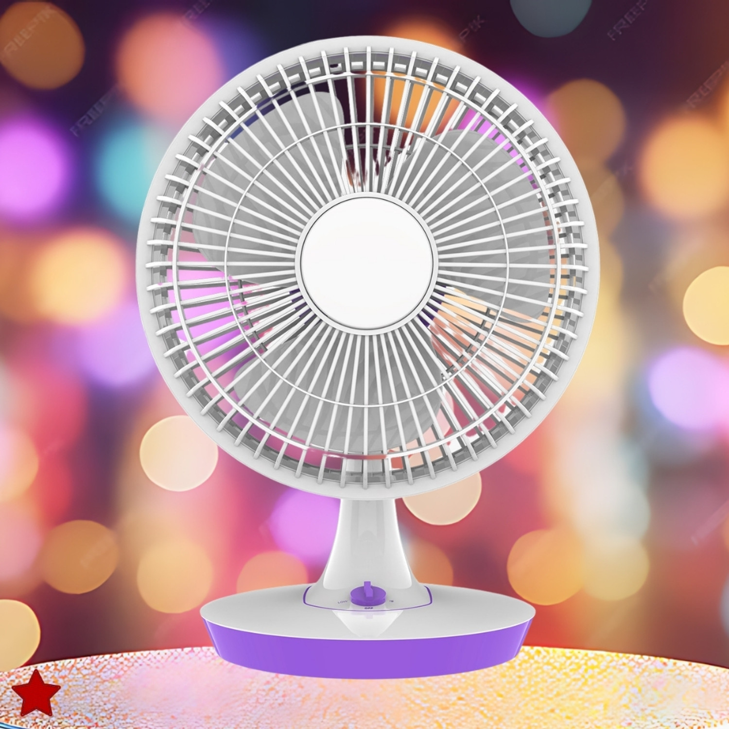 Image of Clairbell Mini Ac Cooler for Room Cooling 300mm(12Inch.) Electric Table Fan For HomeVE238 Silent Operation 300 mm Table Fan