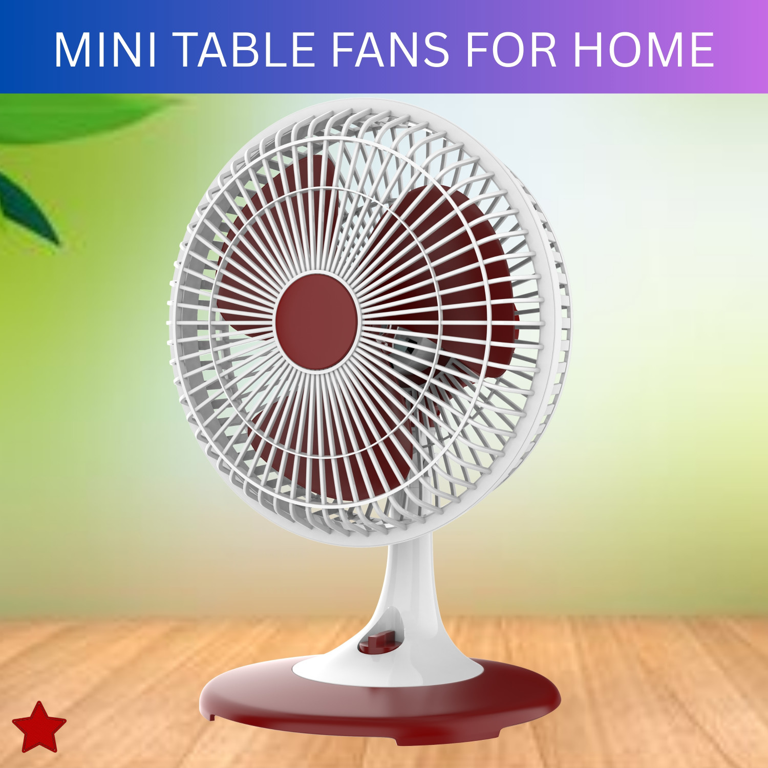 Image of SACRO 300mm(12Inch.) Mini AC Cooler Fan, Small Evaporative Air Table Fan For HomeZ266 Silent Operation 300 mm Table Fan