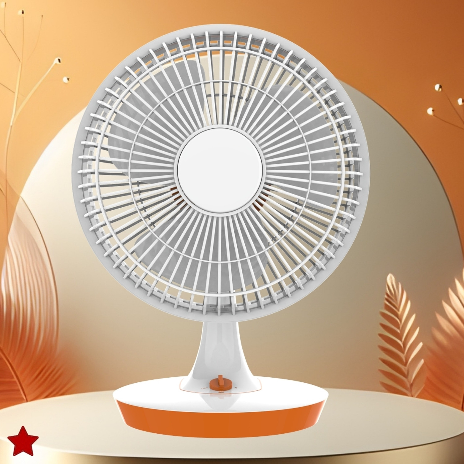 Image of SYARA Mini Ac Cooler for Room Cooling 300mm(12Inch.) Electric Table Fan For HomeBE83 Silent Operation 300 mm Table Fan