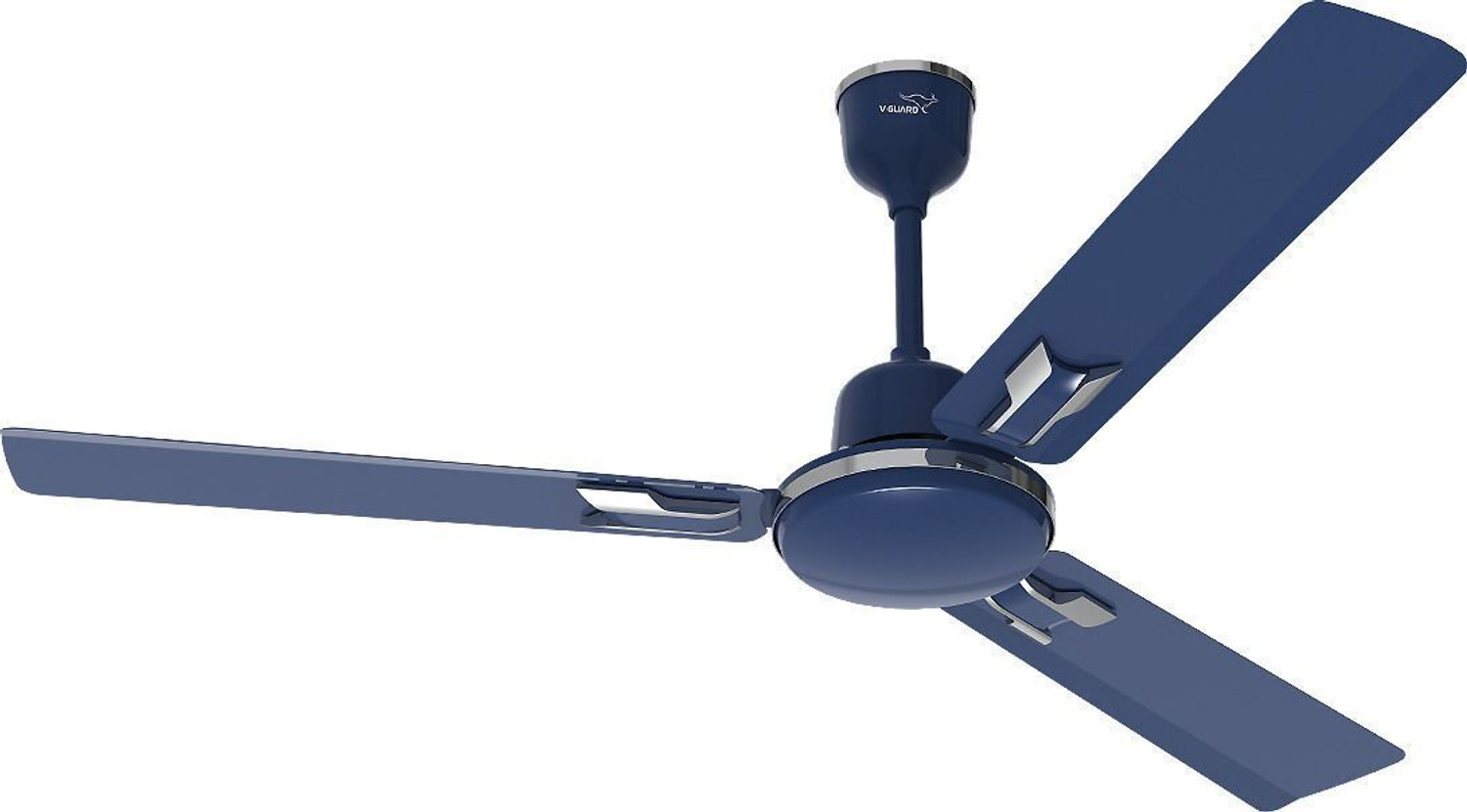 Image of V-Guard Pace Art Bz (Royal Blue) | Energy Saving | High Speed | Decorative with 2 Year Warranty Energy Saving 1200 mm Ceiling Fan