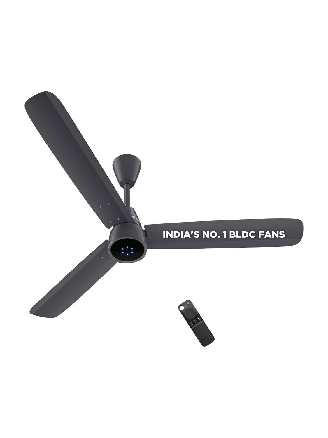 Atomberg Renesa Epoque | Advance air+ Technology | Sleek Fan | LED Indicator | Low Noise with 2 Year Warranty BLDC Motor with Remote 1200 mm Ceiling Fan