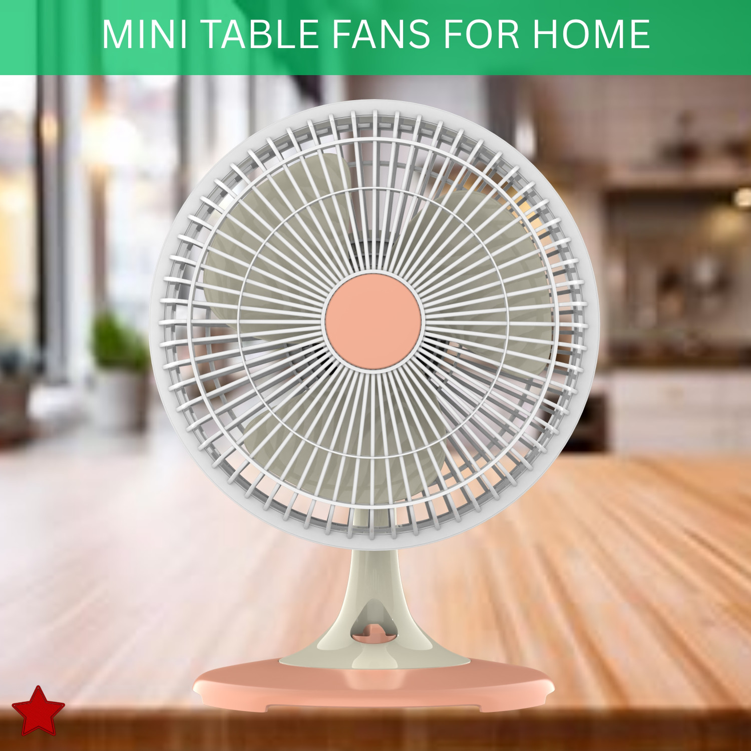 Image of SACRO 300mm(12Inch.) Mini AC Cooler Fan, Small Evaporative Air Table Fan For HomeZ442 Silent Operation 300 mm Table Fan