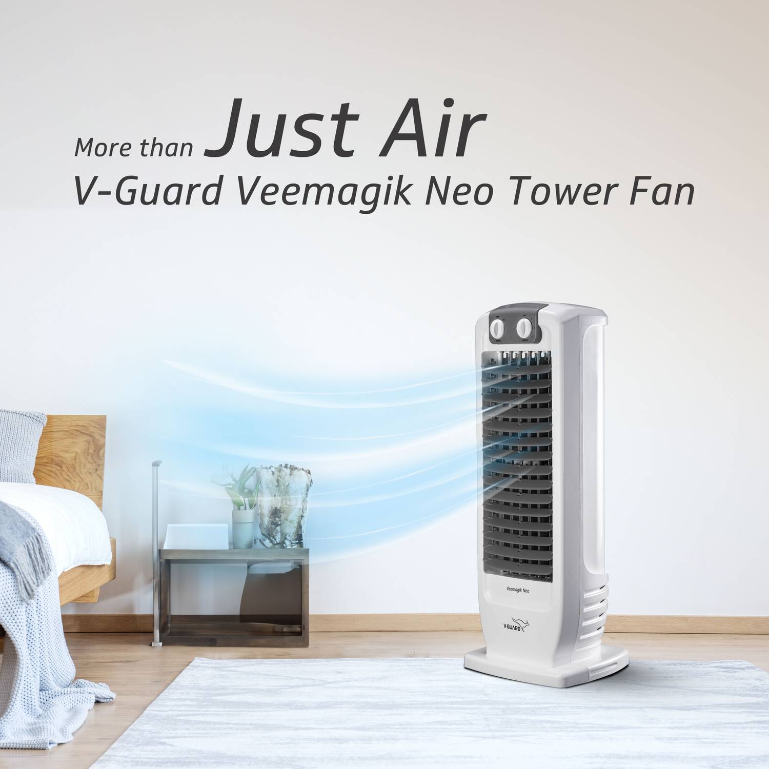 V-Guard Veemagik Neo 435mm Tower Fan - Image 2