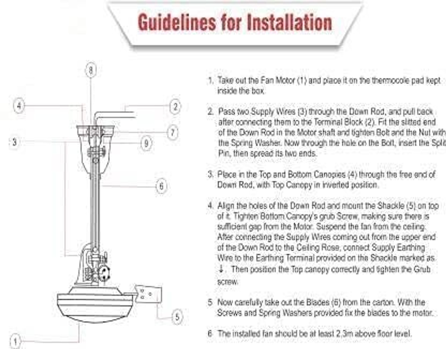 Image of HANEUL HN Fiesta 002 | 4 Blade | High Speed | Economy with 12 Months Warranty Ultra High Speed 600 mm Ceiling Fan