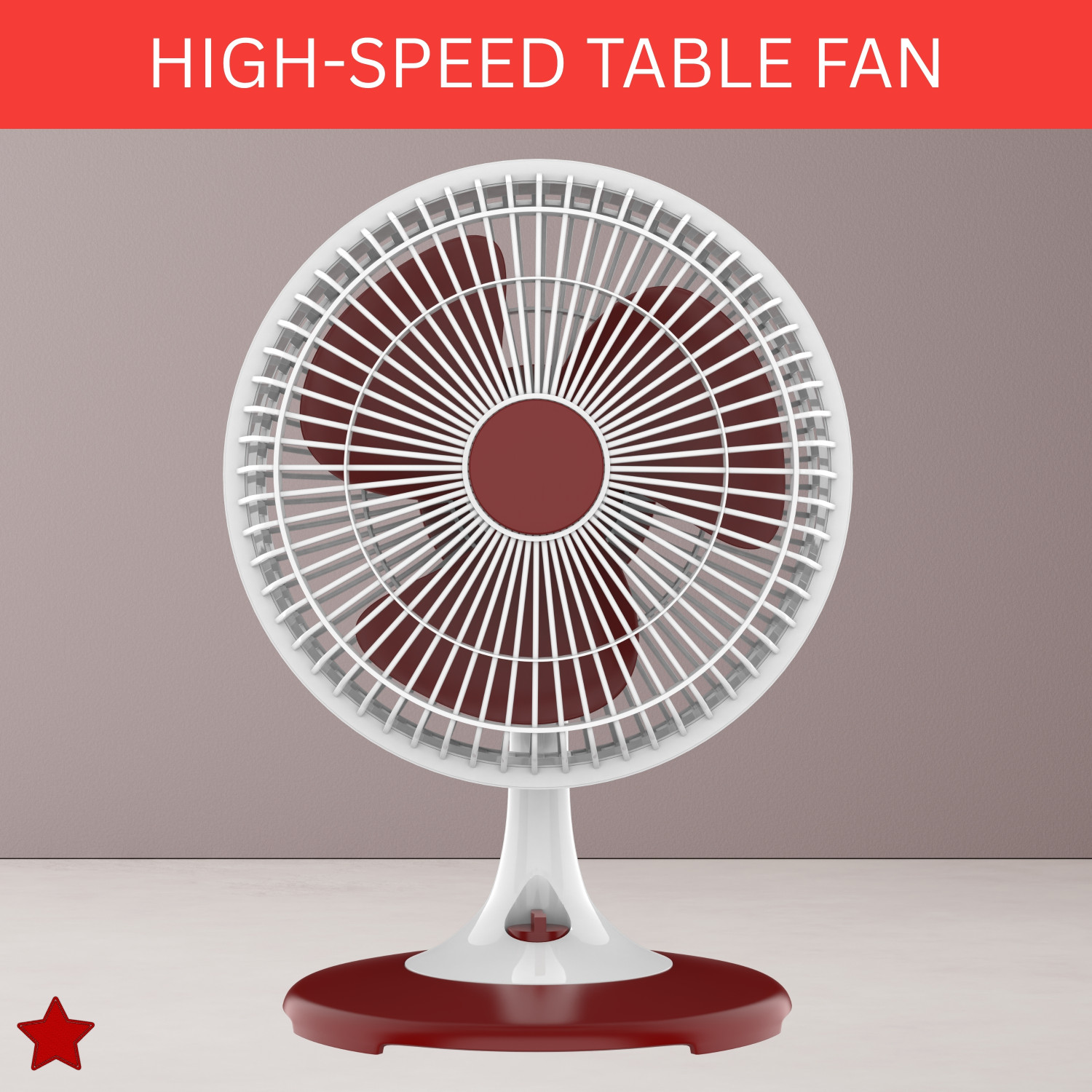 Image of YAROH 300mm(12Inch.) Mini AC Cooler Fan, Small Evaporative Air Table Fan For HomeW42 Silent Operation 300 mm Table Fan
