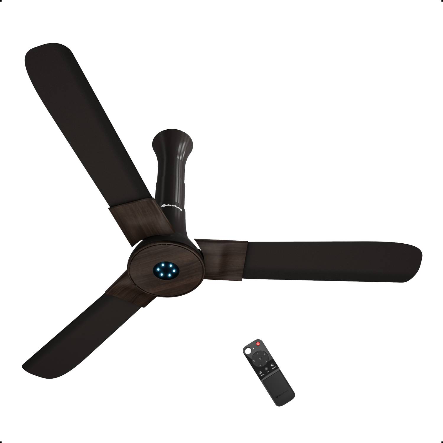 Atomberg Studio+|Adjustable Canopy|High Air Flow|LED Speed Indicator|Low Noise|Designer with 3 Year Warranty BLDC Motor with Remote 1200 mm Ceiling Fan