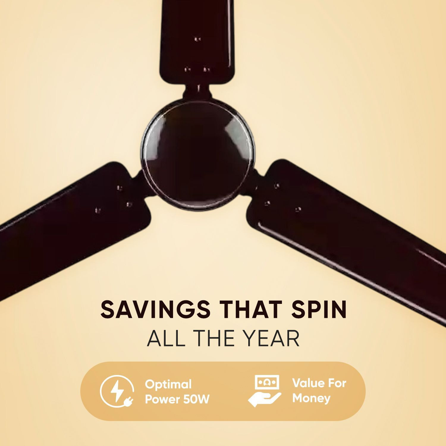 Image of Cadlec Breeza 1200 MM with 1 Year Warranty Ultra High Speed Ceiling Fan