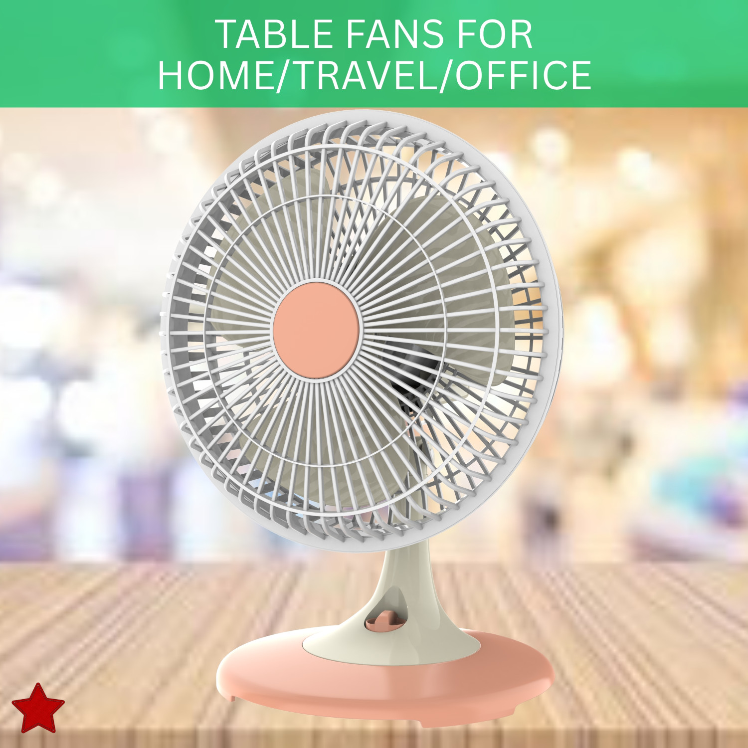 Image of FRONY 300mm(12Inch.) Mini AC Cooler Fan, Small Evaporative Air Table Fan For HomeX195 Silent Operation 300 mm Table Fan