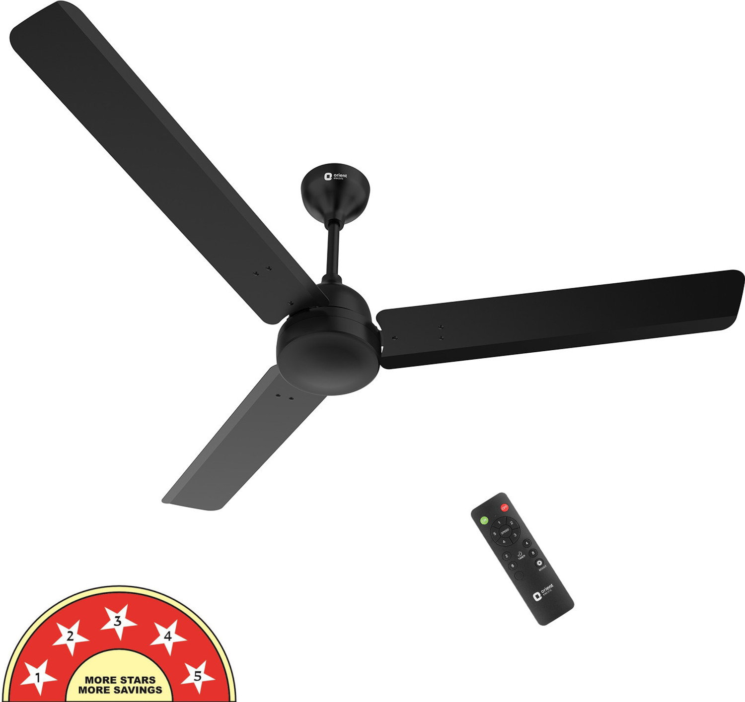 Image of Orient Electric Kratos Neu | Superior Air Delivery |BEE 5 Star Rated | Low Power Consumption with 3 Year Warranty BLDC Motor with Remote 1200 mm Ceiling Fan