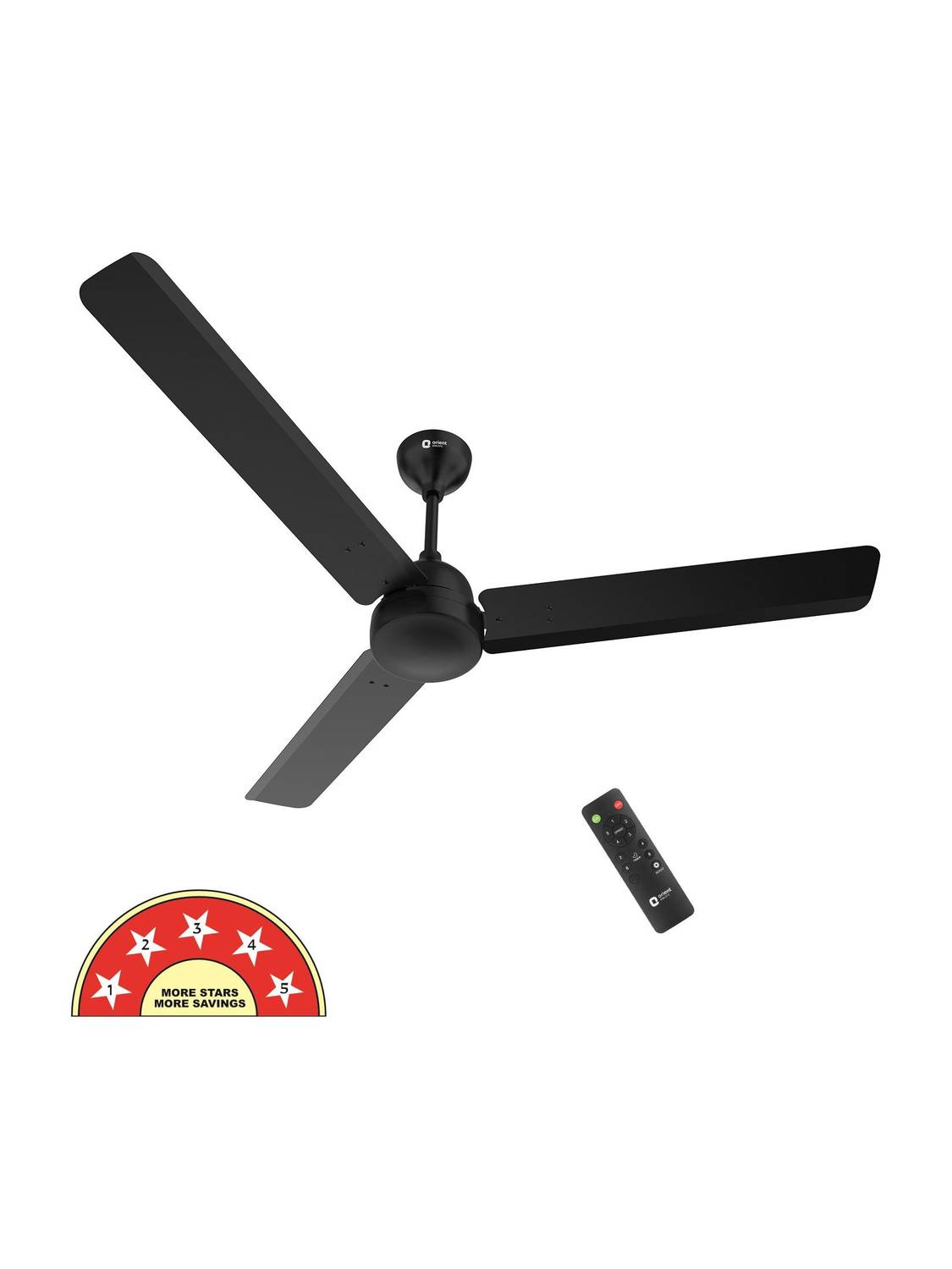 Orient Electric Kratos Neu | Superior Air Delivery |BEE 5 Star Rated | Low Power Consumption with 3 Year Warranty BLDC Motor with Remote 1200 mm Ceiling Fan