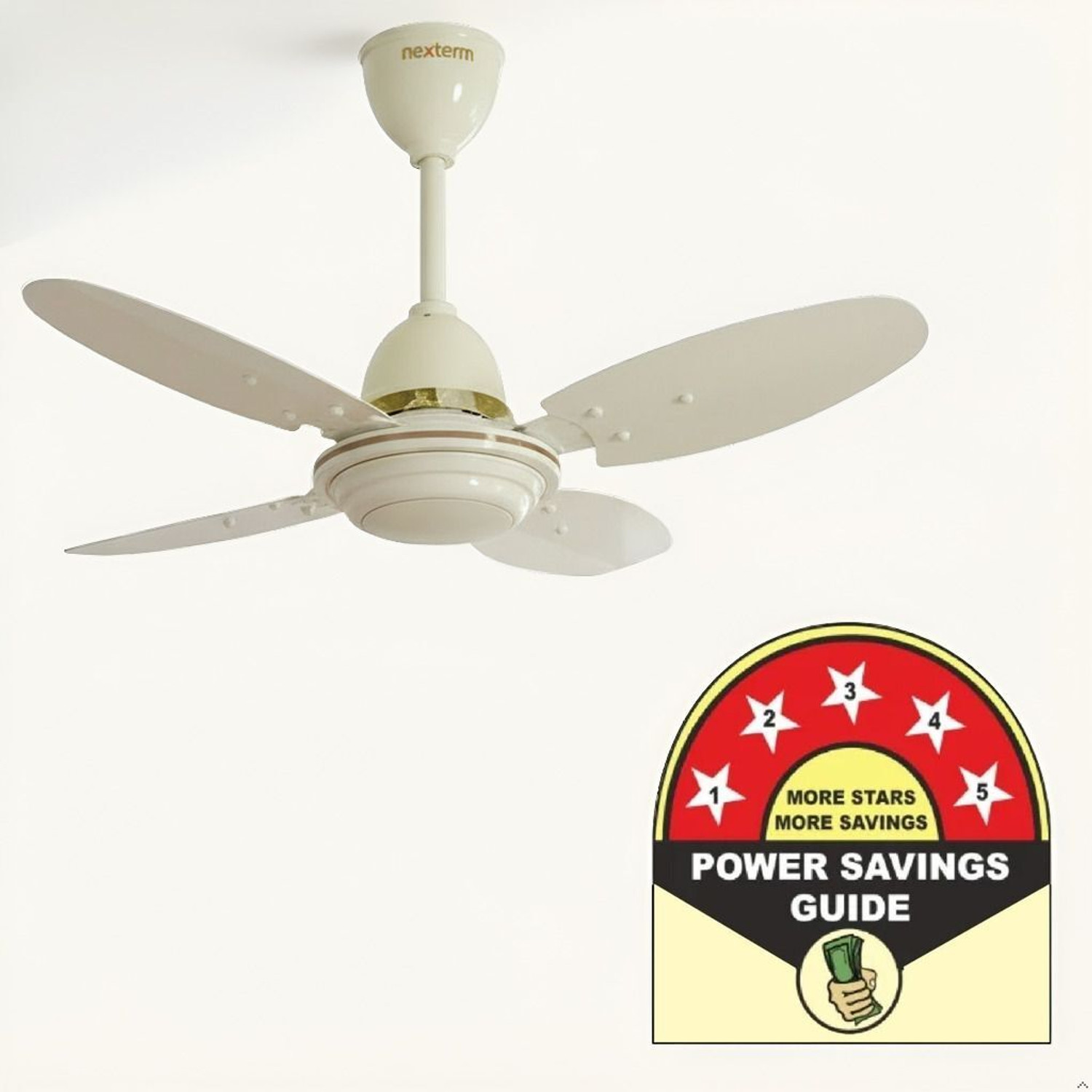 Image of Nexterm FAN Ivery 15 with 2 Year Warranty Anti Rust, High Air Delivery 600 mm Ceiling Fan
