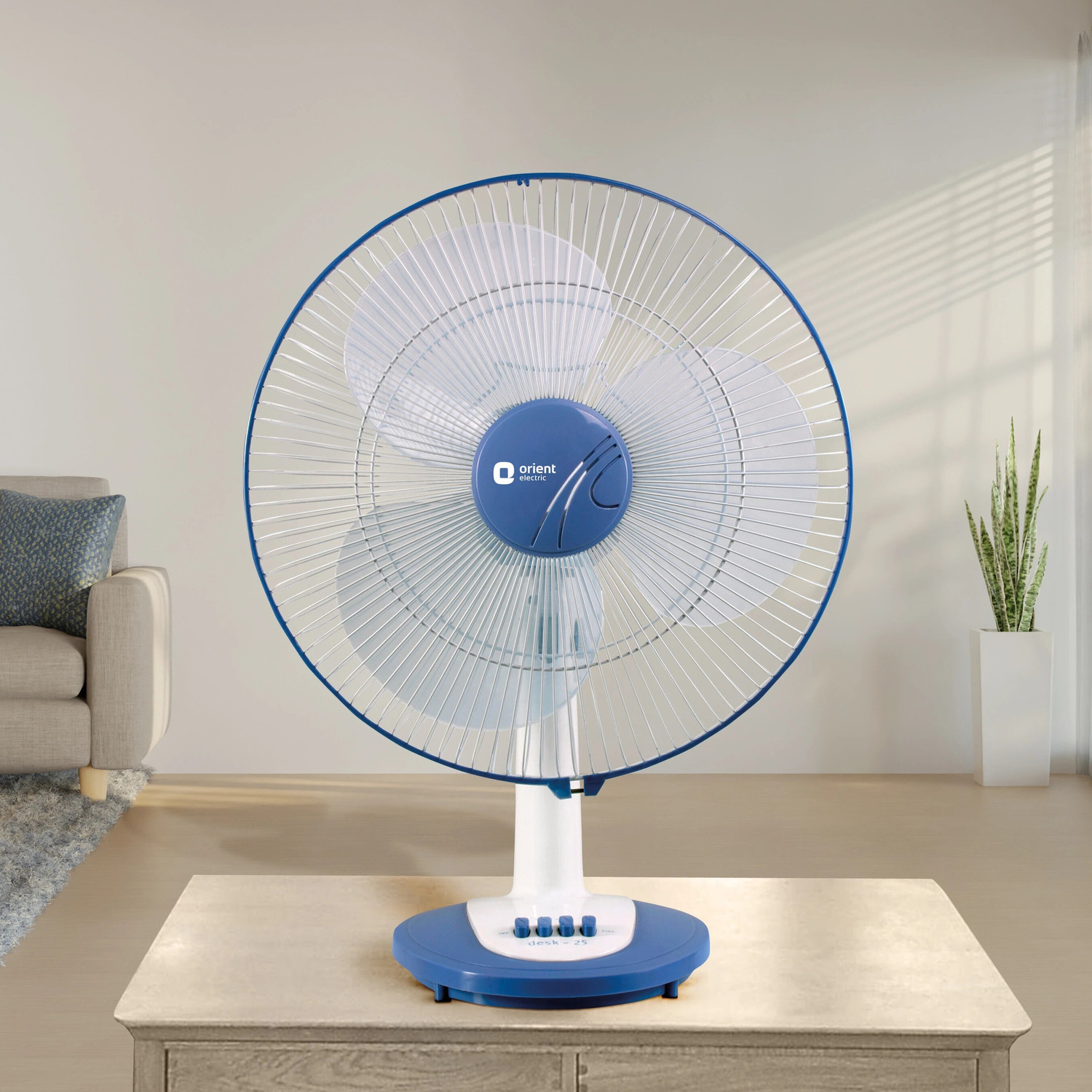 Image of Orient Electric Desk-25 with 2 Year Warranty Energy Saving 400 mm Table Fan