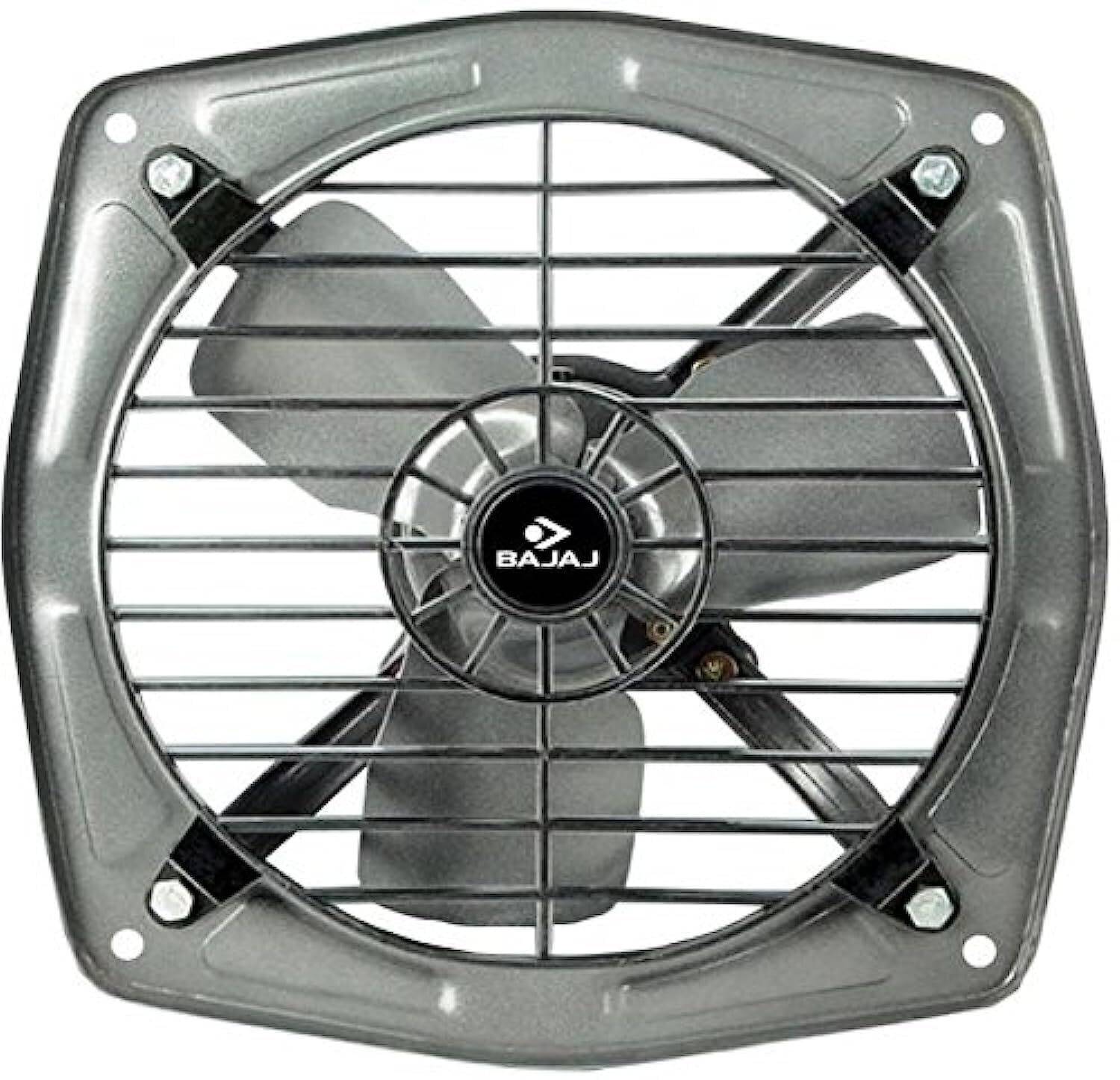 BAJAJ Bahar 225 mm Metallic Grey Dom Ex Fan with 2 Year Warranty Silent Operation 5 mm Exhaust Fan