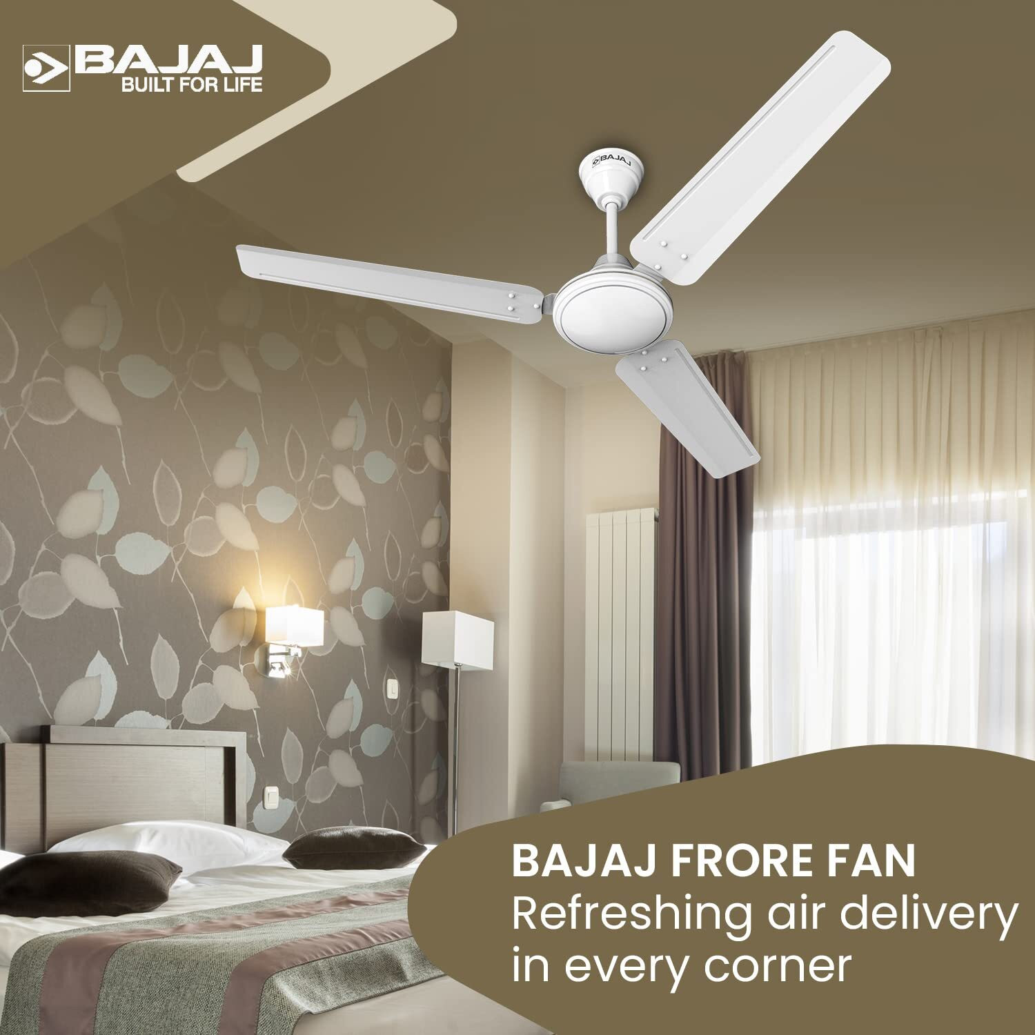 Image of BAJAJ Frore Turbo with 24 Months Warranty 1200 mm Ceiling Fan