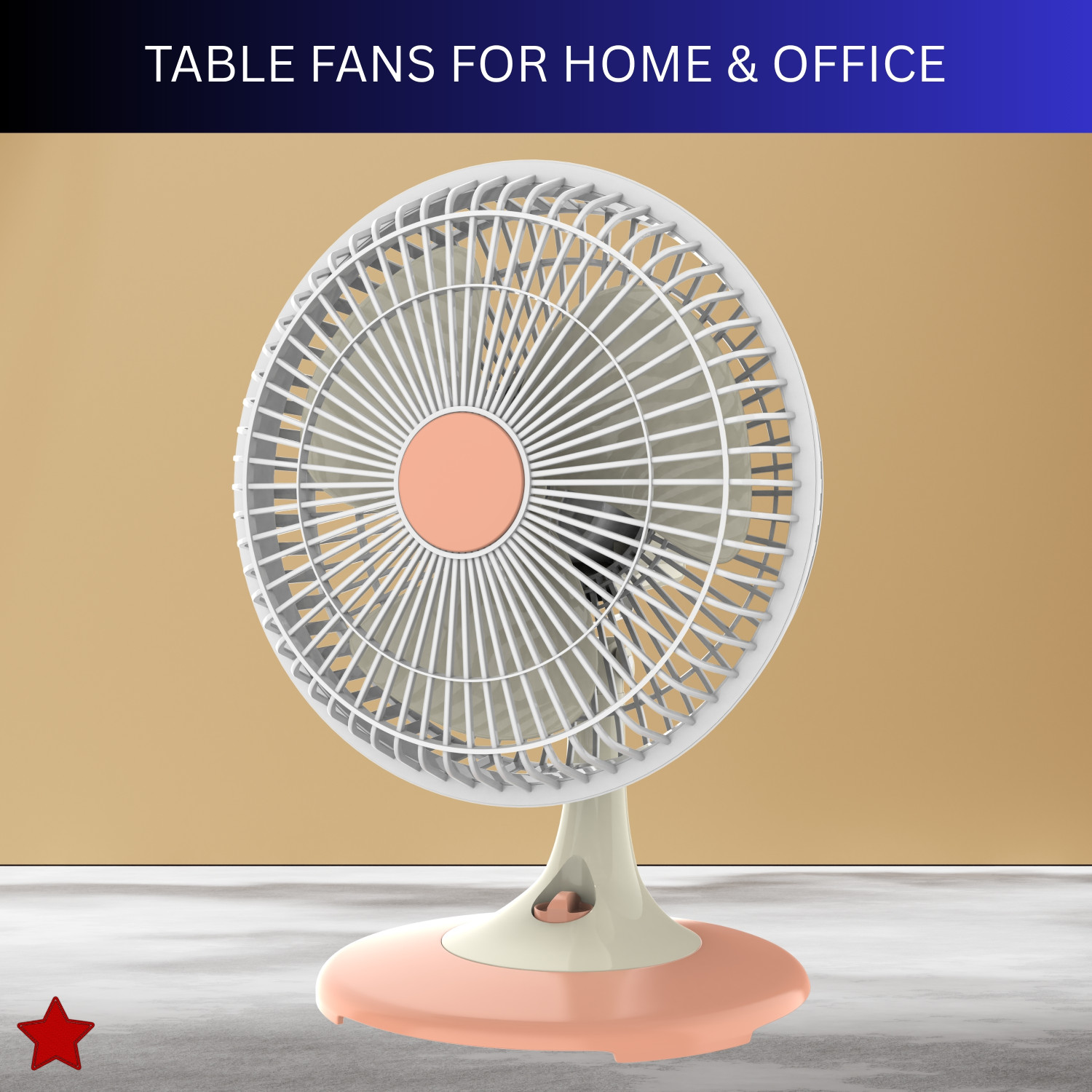 Image of SACRO 300mm(12Inch.) Mini AC Cooler Fan, Small Evaporative Air Table Fan For HomeZ75 Silent Operation 300 mm Table Fan