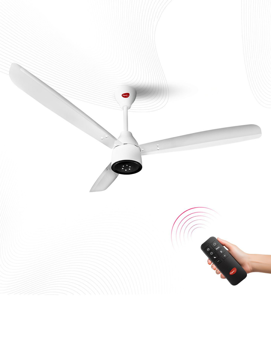 Image of Pigeon 19004496 with 2 Year Warranty 1200 mm Ceiling Fan (5 Star | White | Pack of 1)