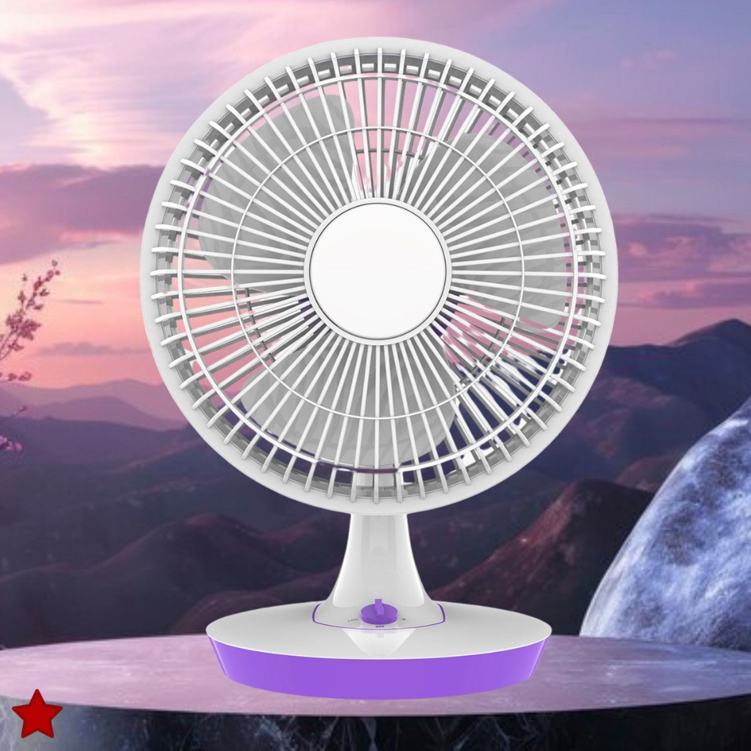 Image of FRONY Mini Ac Cooler for Room Cooling 300mm(12Inch.) Electric Table Fan For HomeCE193 Silent Operation 300 mm Table Fan
