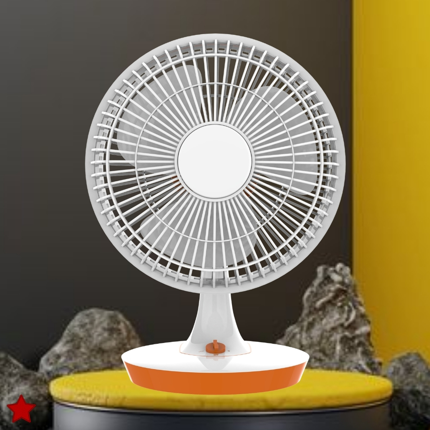 Image of Clairbell Mini Ac Cooler for Room Cooling 300mm(12Inch.) Electric Table Fan For HomeVW232 Silent Operation 300 mm Table Fan